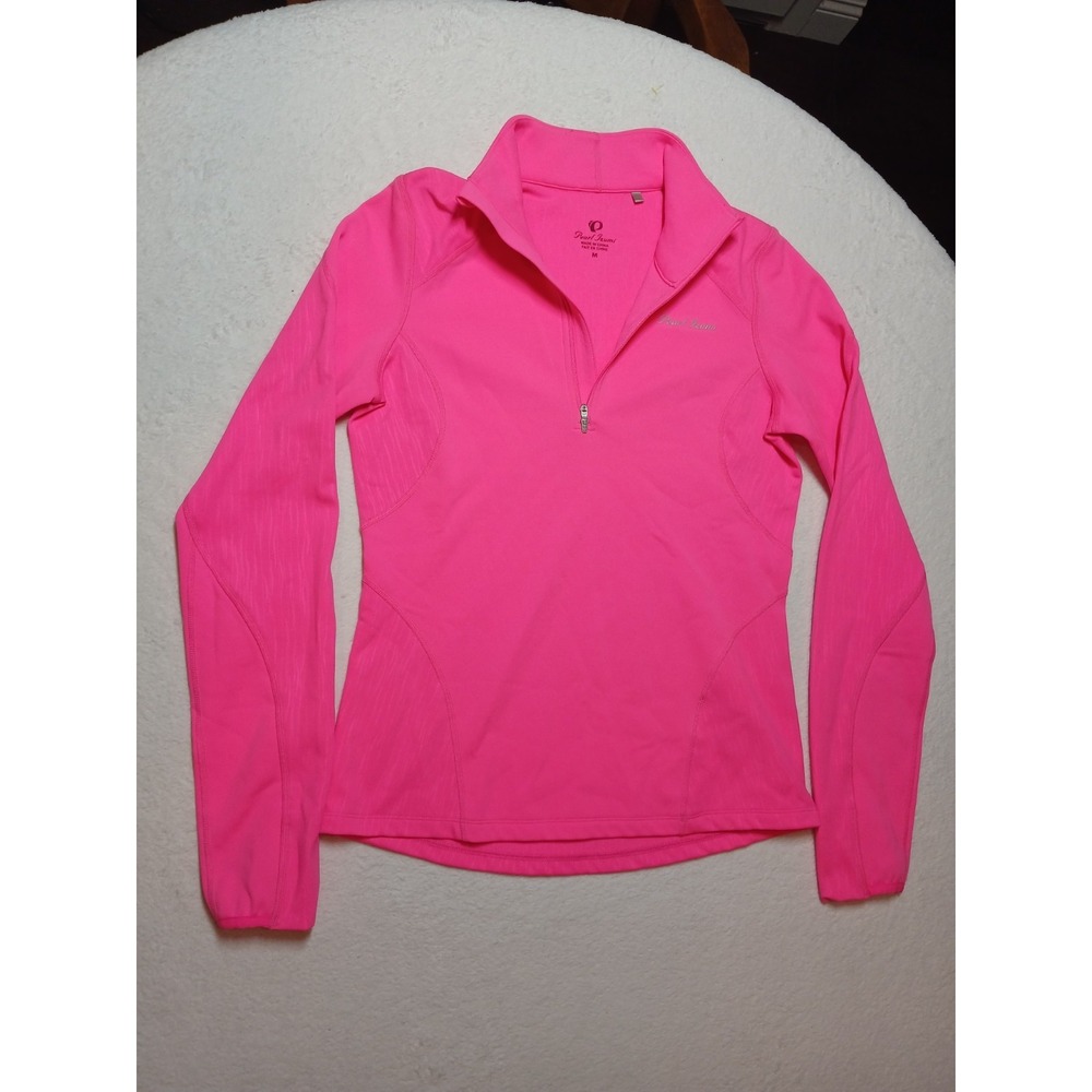 Pearl Izumi Half-Zip Thermal Fleece Pullover, Women's Medium‎ Pink Cycling